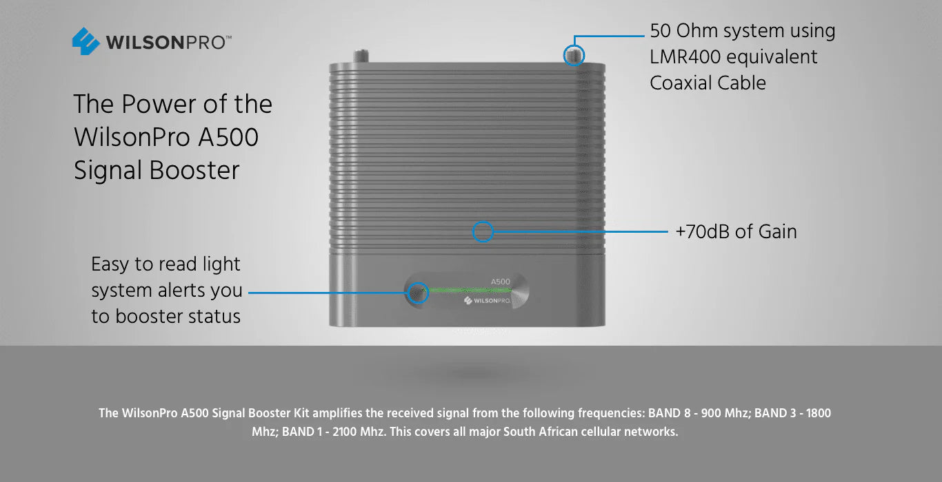 WilsonPro A500 Tri Band Signal Booster Kit