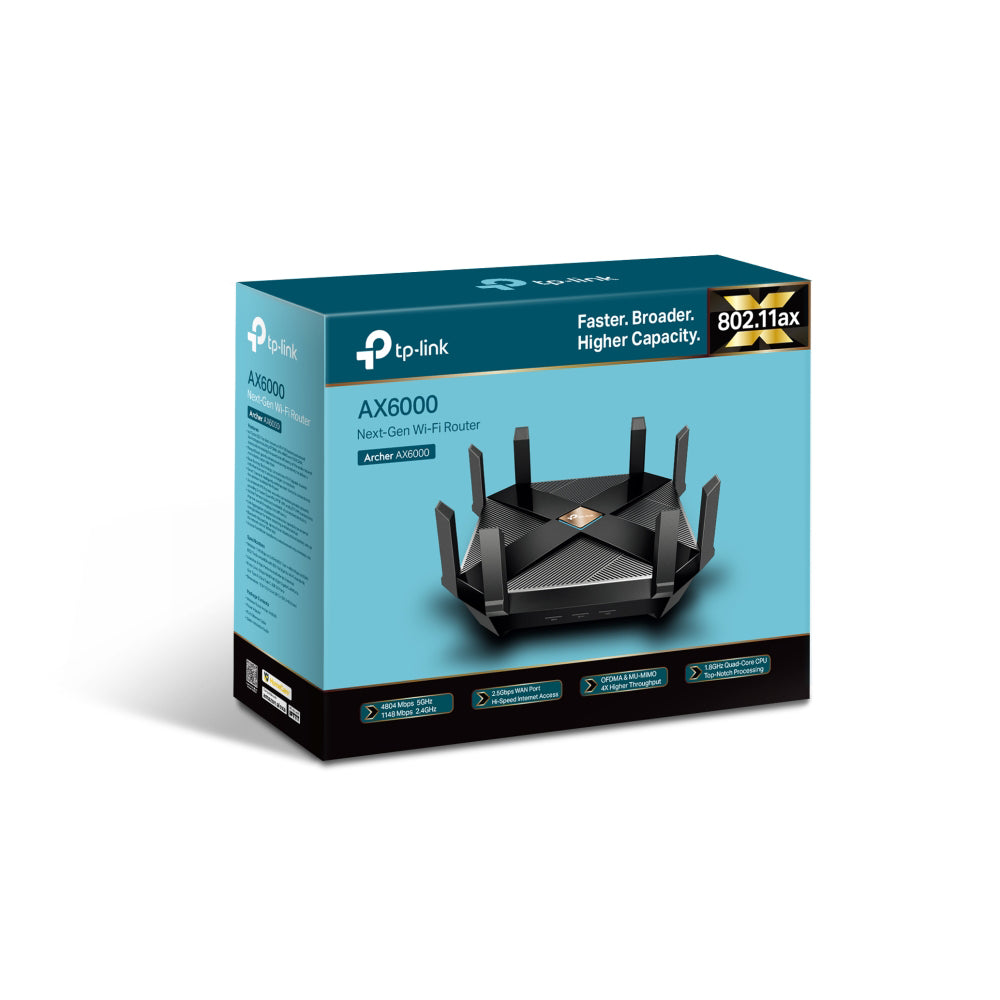 TP-LINK AX6000 WIRELESS DUAL BAND GIGABIT ROUTER