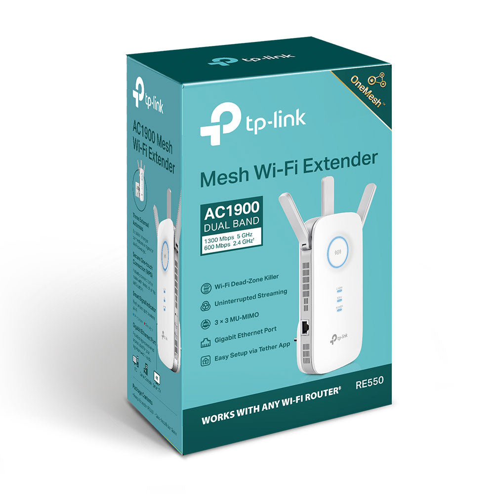 TP-LINK AC1900 | RE550 Dual Band Wireless Range Extender
