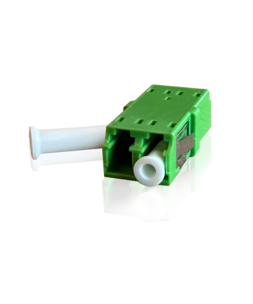 Fiber Mid Coupler Adapter – LC to LC APC Duplex - No Flange.