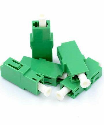 Fiber Midcoupler Adapter – LC to LC APC Single Mode Simplex.
