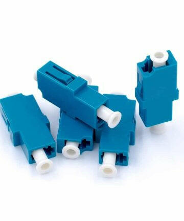 Fiber Mid Coupler Adapter – LC to LC UPC Single Mode Simplex.