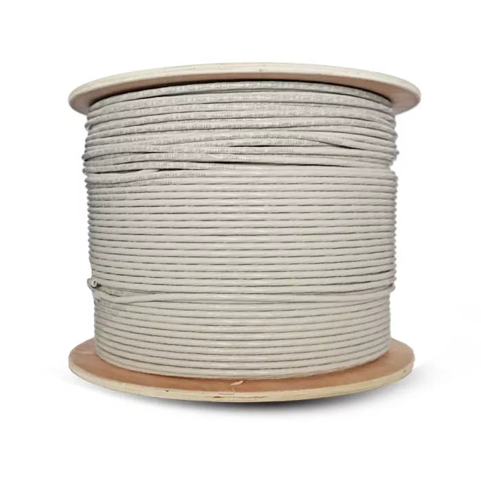 Linkbasic 500M Drum Cat6 Solid Grey UTP Cable.