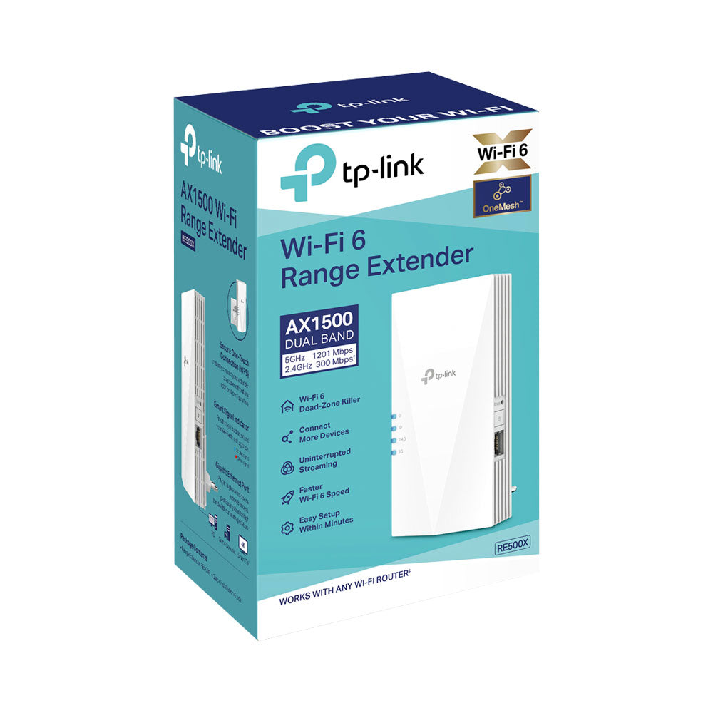 TP-LINK RE500X | AX1500 WI-FI 6 Range Extender