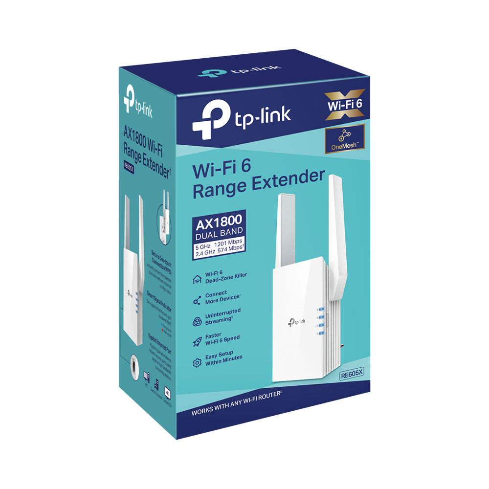 TP-LINK RE605X | AX1800 WI-FI 6 Range Extender