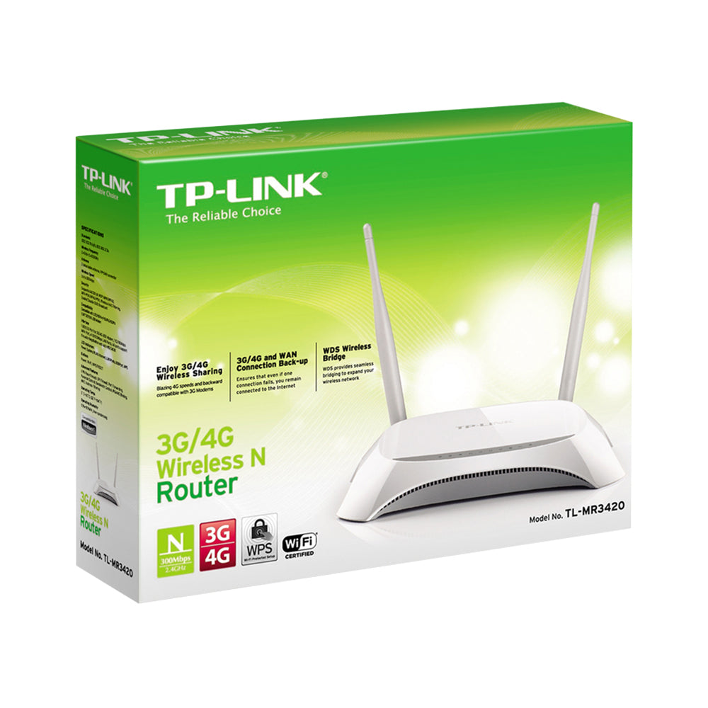 TP-LINK TL-MR3420 3G/4G/LTE WIRELESS N ROUTER