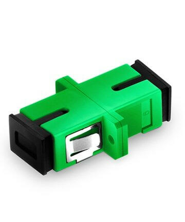 Fiber Mid Coupler Adapter – SC to SC APC Single Mode Simplex.