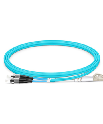 Fiber Patch Cable – FC to LC Multimode OM4 (Aqua)