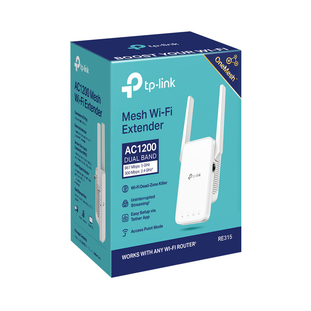 TP-LINK AC1200 | RE315 Dual Band Mesh Wireless Range Extender