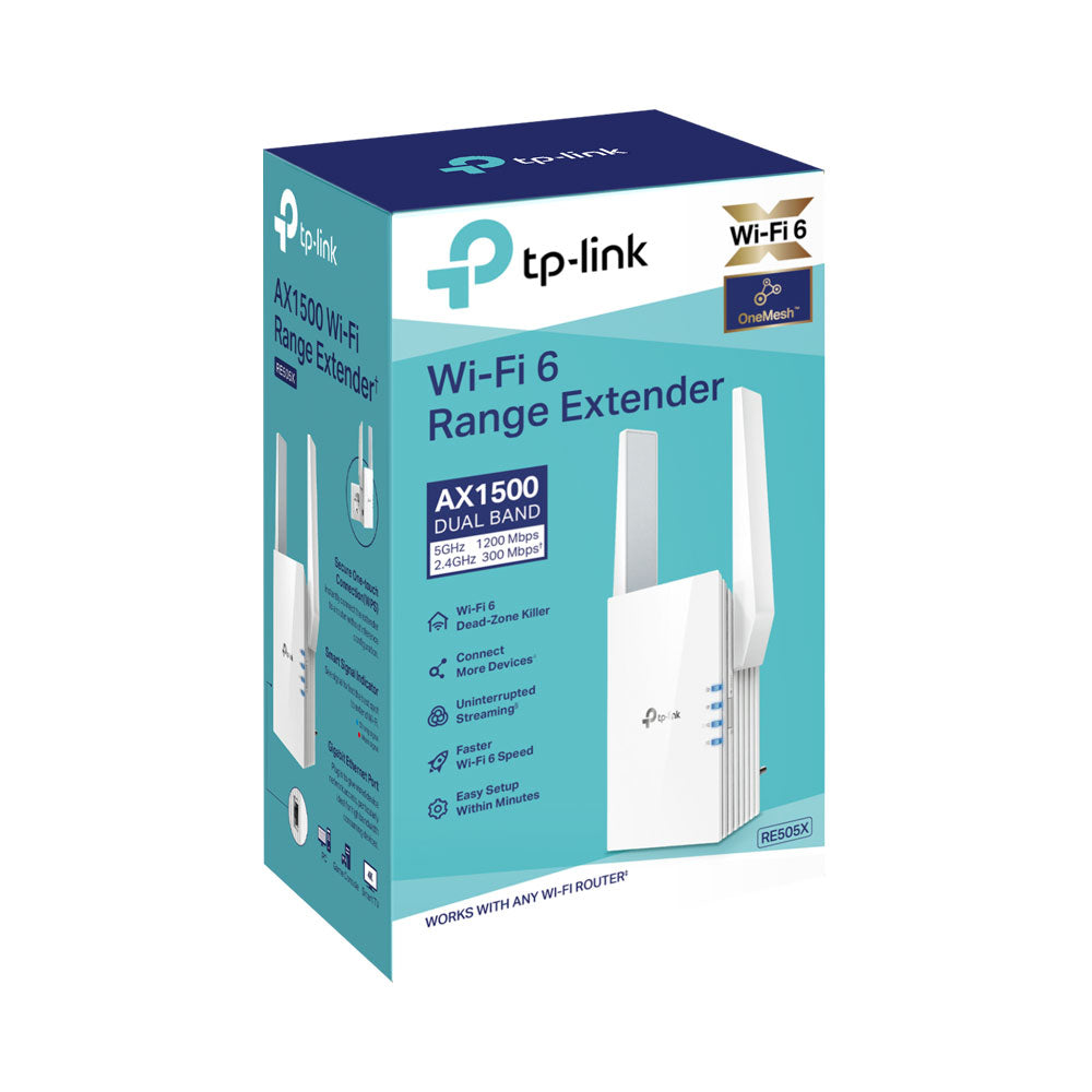 TP-LINK AX1500 | RE505X WI-FI 6 Range Extender