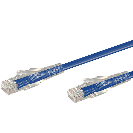 CaT6 Flylead Cable Blue 0.2M.