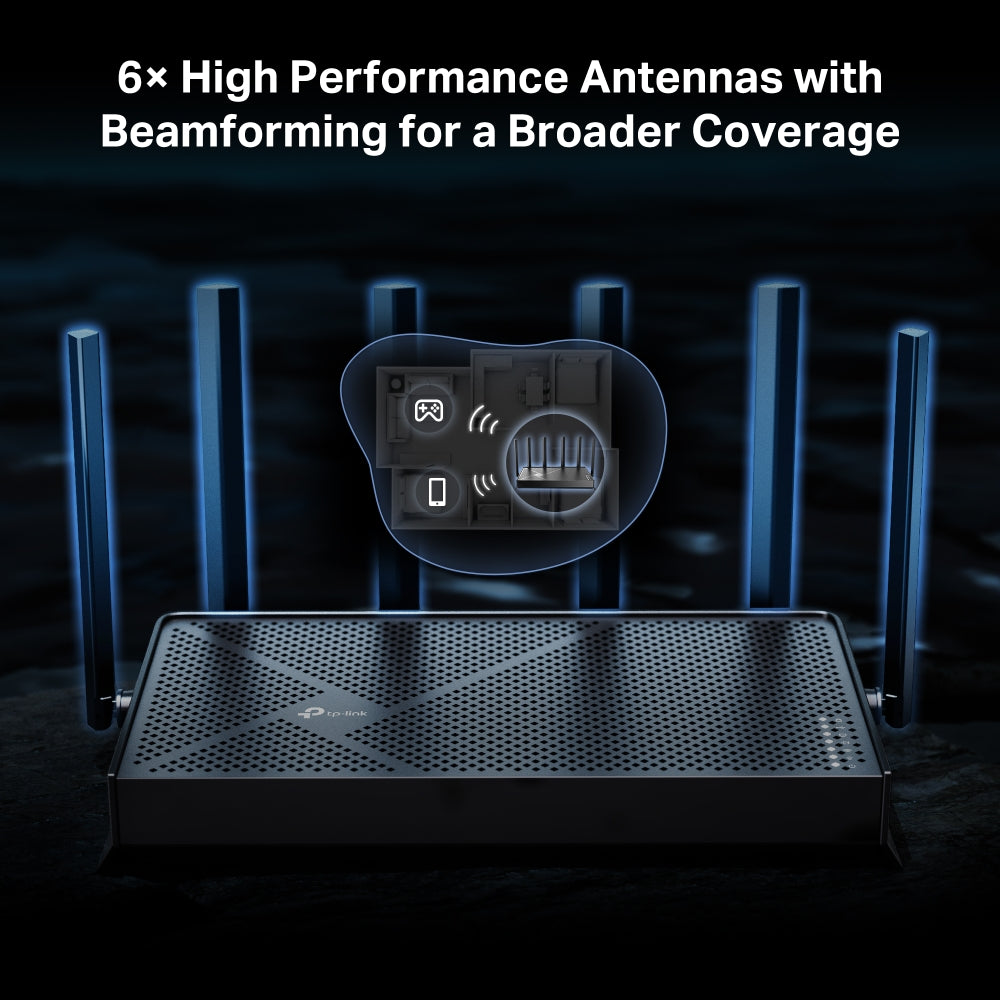 TP-LINK ARCHER BE400 | BE6500 DUAL-BAND WI-FI 7 ROUTER WITH 2.5GBE LAN/WAN PORT