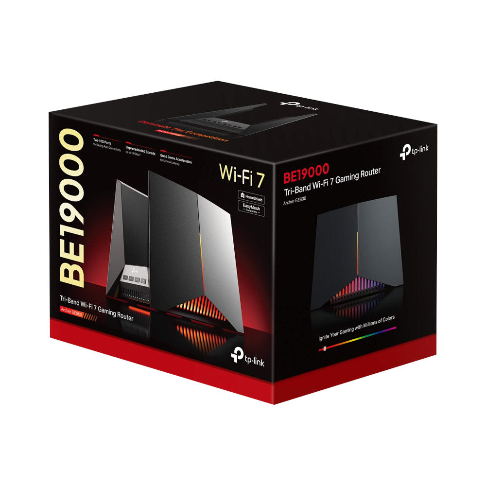 TP-LINK ARCHER GE800 | BE19000 TRI-BAND WI-FI 7 GAMING ROUTER