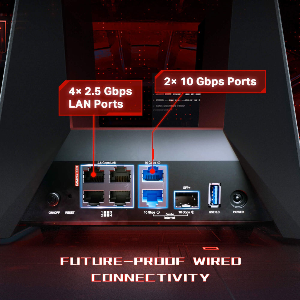 TP-LINK ARCHER GE800 | BE19000 TRI-BAND WI-FI 7 GAMING ROUTER