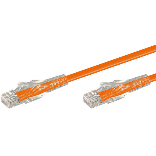 CaT6 Flylead Cable Orange 0.2M.