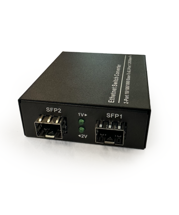 RAS Gigabit Ethernet Media Converter x2 SFP x2 RJ45.