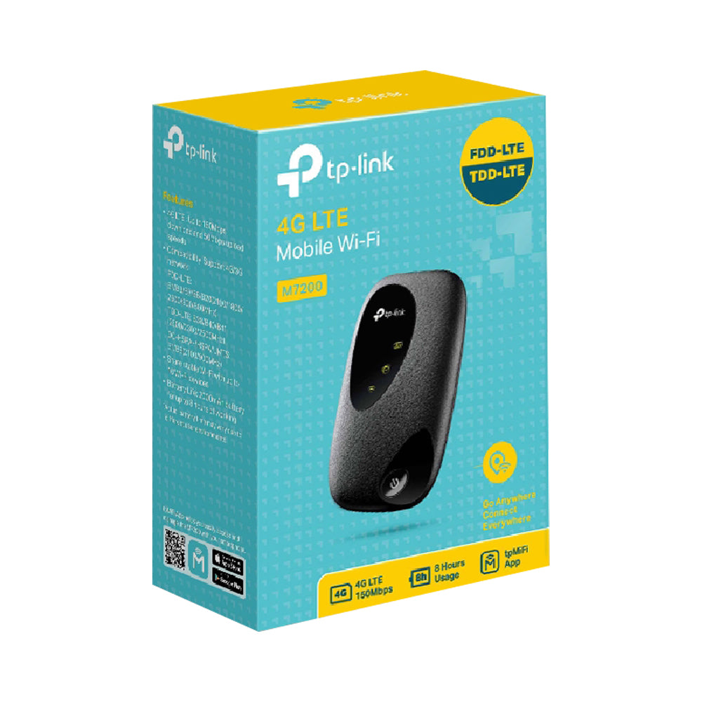 TP-LINK M7200 4G/LTE (TDD-FDD-LTE) MOBILE WIFI MODEM