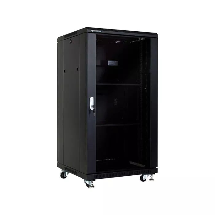 Linkbasic 22U 600 Deep Cabinet 2 Fans & 2 Shelves.
