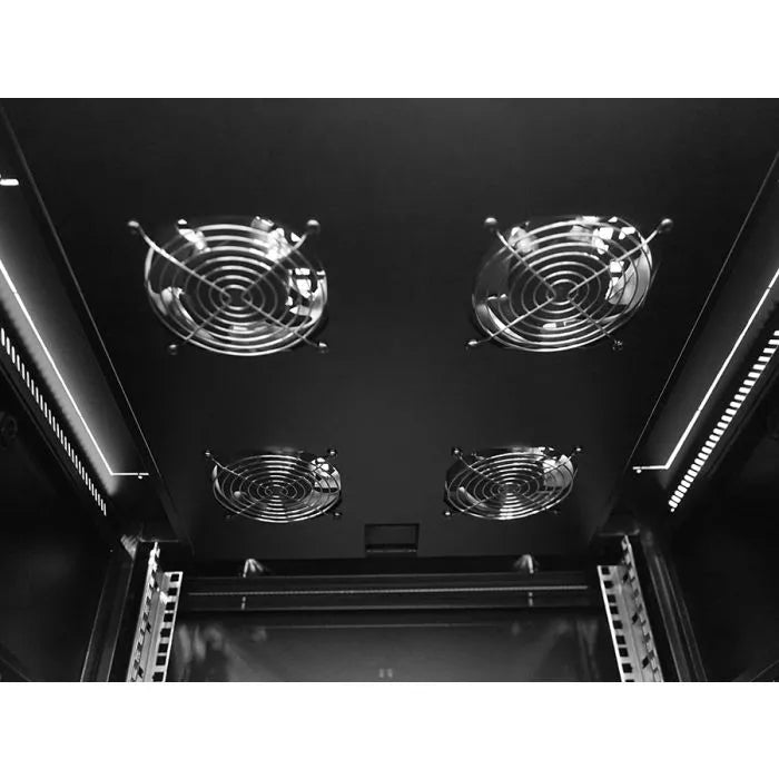 Linkbasic 42U 1M Deep Cabinet 4 Fans & 3 Shelves.