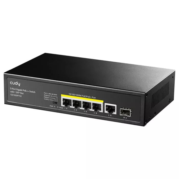 Cudy 5 Port Gigabit 4 PoE 120W 1SFP Switch.