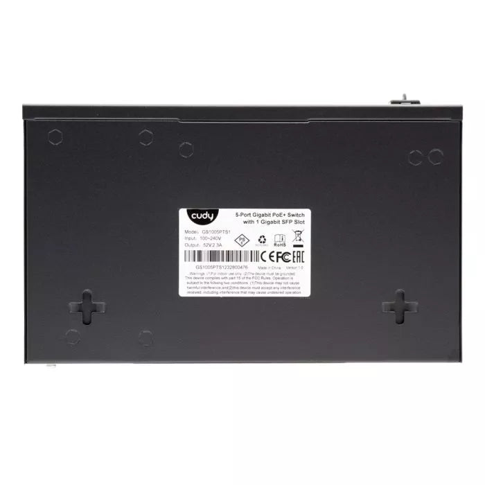 Cudy 5 Port Gigabit 4 PoE 120W 1SFP Switch.