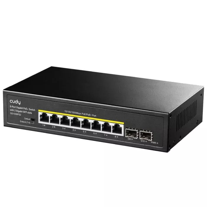 Cudy 8 Port Gigabit PoE 114W 2SFP Switch.