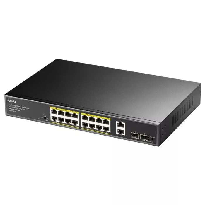 Cudy 16 Port Gigabit PoE 180W 2 Gigabit 2SFP Switch.