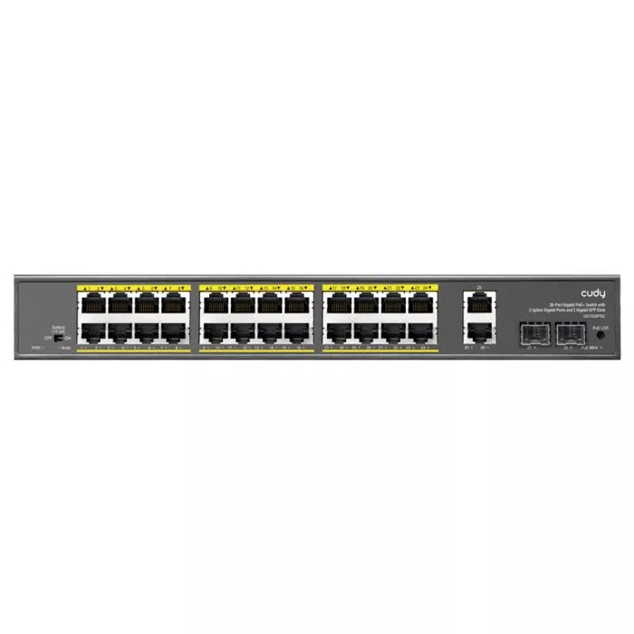 Cudy 24 Port Gigabit PoE 280W 2 Gigabit 2SFP Switch.