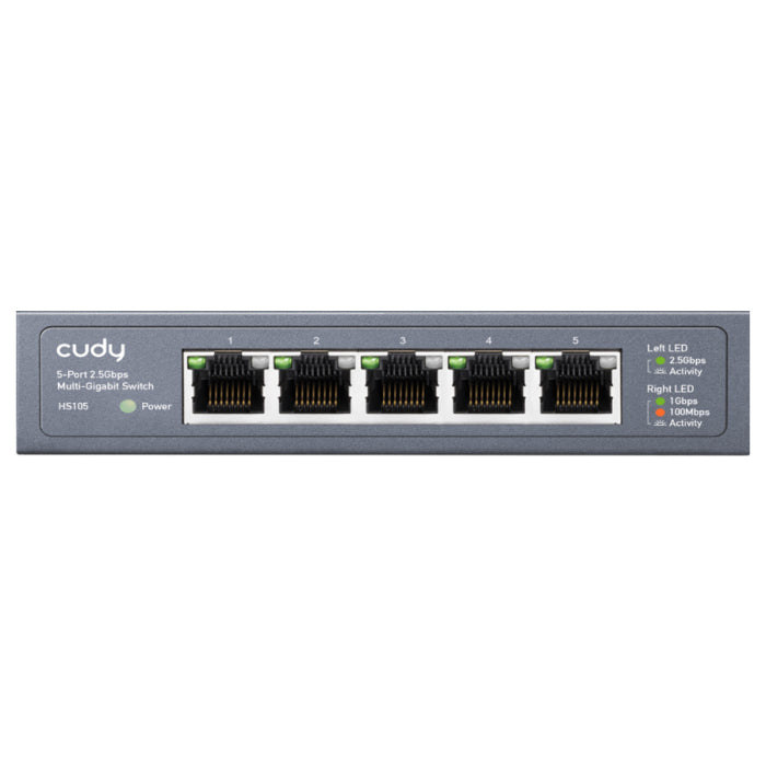 Cudy 5 Port 2.5Gbps Ethernet Metal Desktop Switch