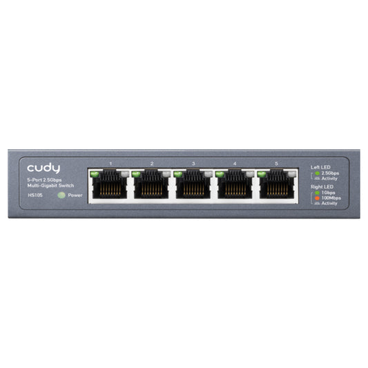 Cudy 5 Port 2.5Gbps Ethernet Metal Desktop Switch