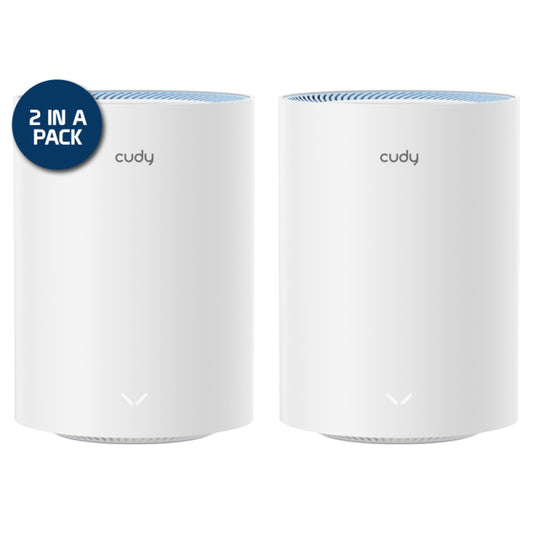Cudy Dual Band WiFi 5 1200Mbps Fast Ethernet Mesh 2-Pack