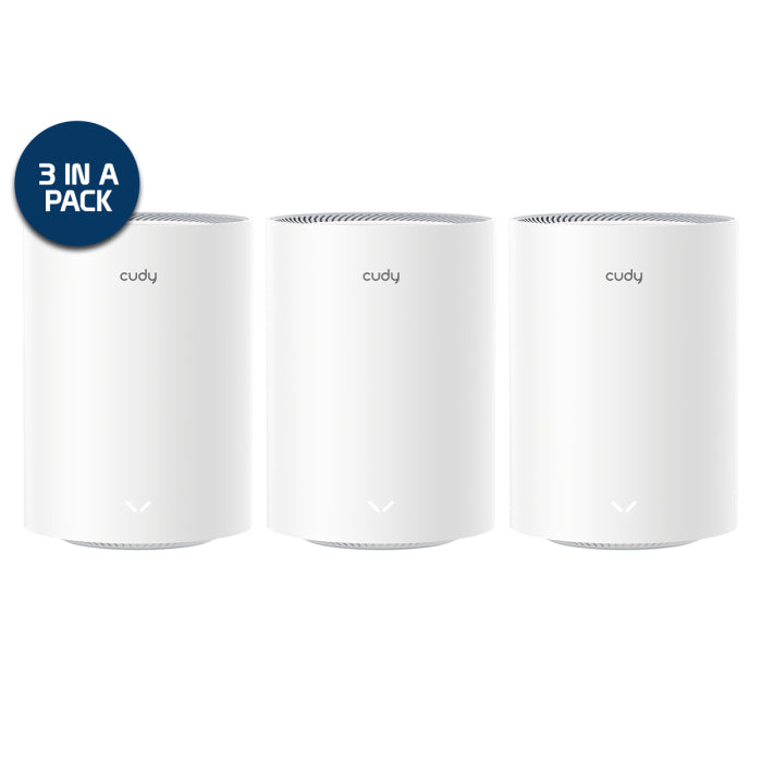 Cudy Dual Band WiFi 7 3600Mbps Gigabit Mesh Router 3-Pack