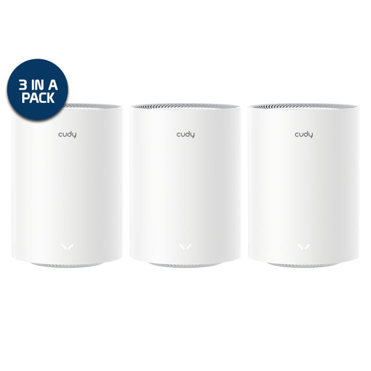 Cudy Dual Band WiFi 7 3600Mbps Gigabit Mesh Router 3-Pack