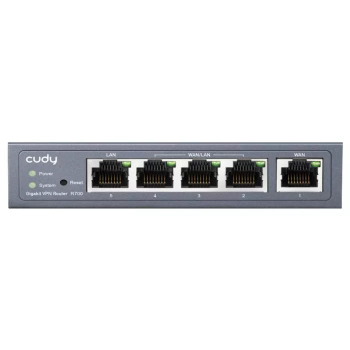 Cudy 5 Port Gigabit Multi-WAN VPN Router.