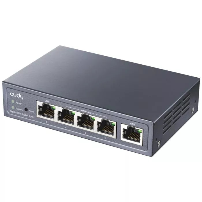 Cudy 5 Port Gigabit Multi-WAN VPN Router.