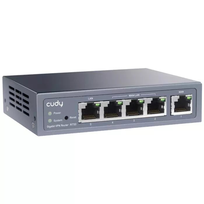 Cudy 5 Port Gigabit Multi-WAN VPN Router.