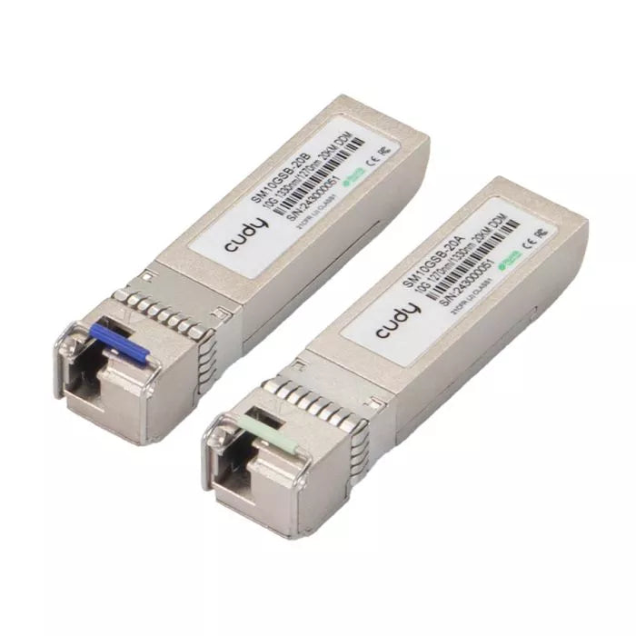 Cudy Single Mode 10G LC Bi-Directional SFP 20km.