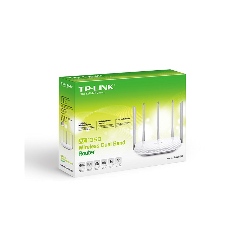 TP-LINK ARCHER C60 | AC1350 WIRELESS DUAL BAND ROUTER