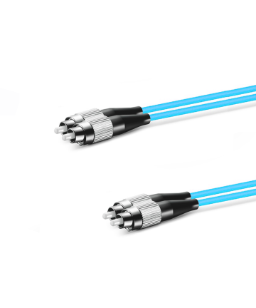Fiber Patch Cable – FC to FC Multimode OM4 (Aqua)