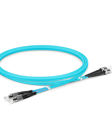 Fiber Patch Cable – FC to ST Multimode OM4 (Aqua)