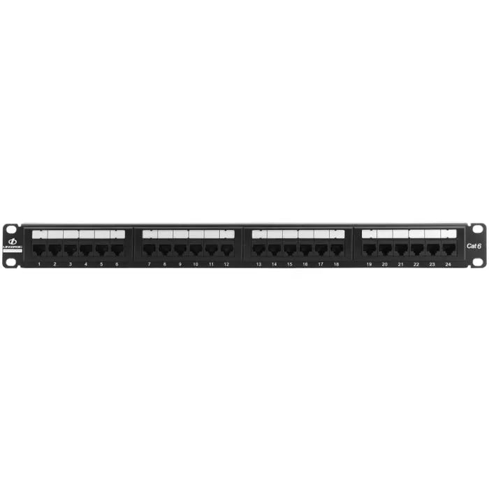 Linkbasic 24 Port Cat6a Rack Mount Patch Panel.
