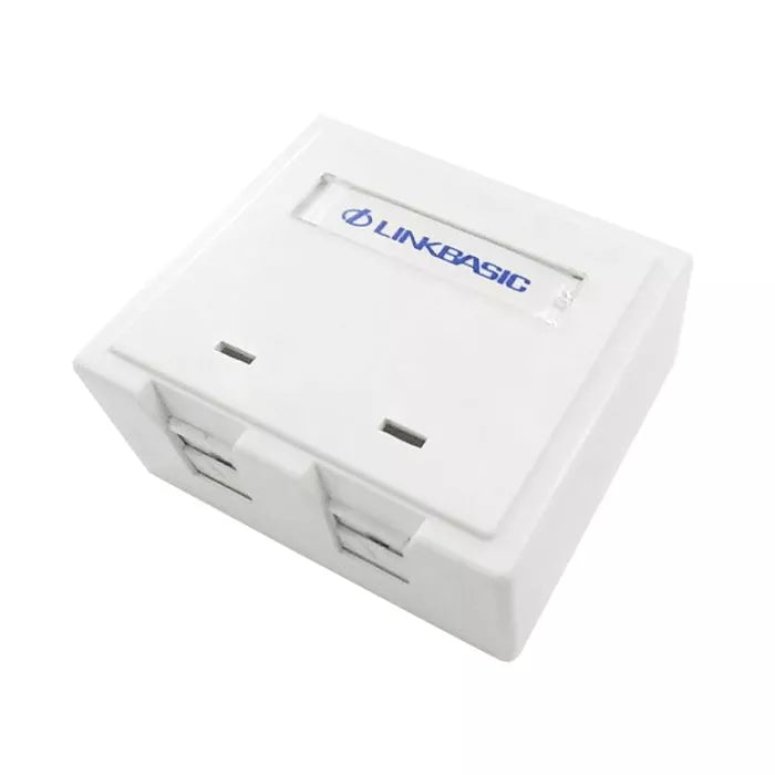 Linkbasic Cat5e Double Surface Mount Box.