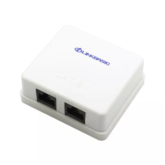 Linkbasic Cat6 Double Surface Mount Box.