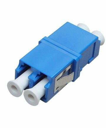 Fiber Mid Coupler Adapter – LC to LC Single Mode UPC Duplex - No Flange.