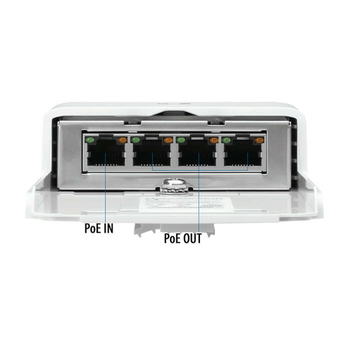 Ubiquiti NanoSwitch Outdoor 4 Port Gigabit with 3 POE Out.