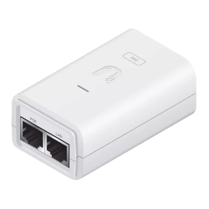 Ubiquiti Gigabit PoE Adapter 24V 12W with Cable.