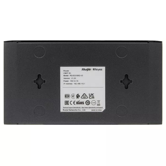 Reyee 5 Port Gigabit 2 WAN Cloud Router.