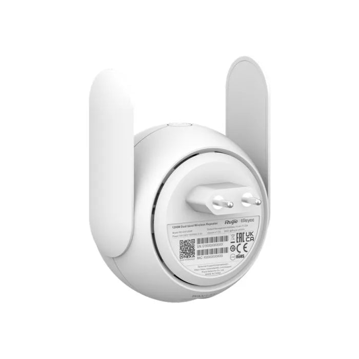 Reyee Dual Band WiFi 5 1200Mbps 4dBi Mesh Range Extender.