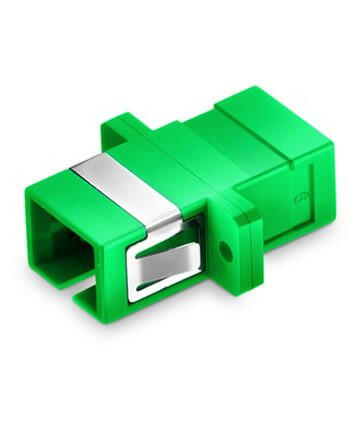 Fiber Mid Coupler Adapter – SC to SC APC Single Mode Simplex.