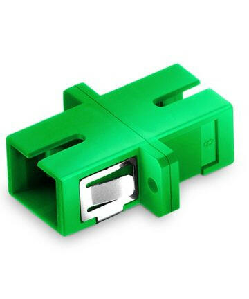 Fiber Mid Coupler Adapter – SC to SC APC Single Mode Simplex.